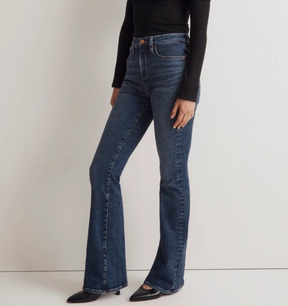 Madewell Skinny Flare Jeans in Alvord Wash size 29